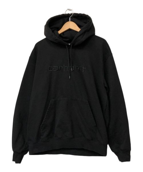 CarHartt（カーハート）CarHartt (カーハート) プルオーバーパーカー ブラック サイズ:Lの古着・服飾アイテム