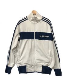 adidas（アディダス）の古着「トラックジャケット」｜ホワイト×ネイビー