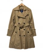 BURBERRY BLUE LABELバーバリーブルーレーベル）の古着「トレンチコート」｜カーキ