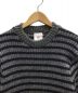 Woolly Pully (ウーリー・プーリ) ウールニット グレー×ネイビー サイズ:L：2980円