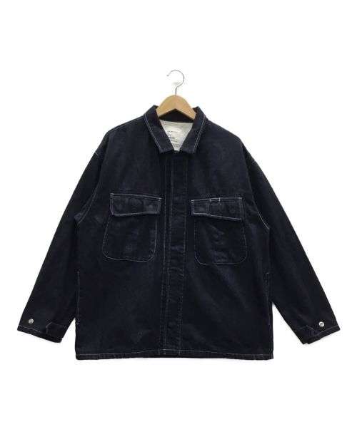 MONKEY TIME（モンキータイム）MONKEY TIME (モンキータイム) DENIM FATIGUE JACKET インディゴ サイズ:Lの古着・服飾アイテム