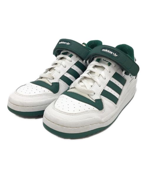 adidas（アディダス）adidas (アディダス) スニーカー ホワイト×グリーン サイズ:25の古着・服飾アイテム
