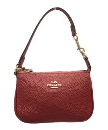 COACH（コーチ）の古着「ハンドポーチ」｜レッド