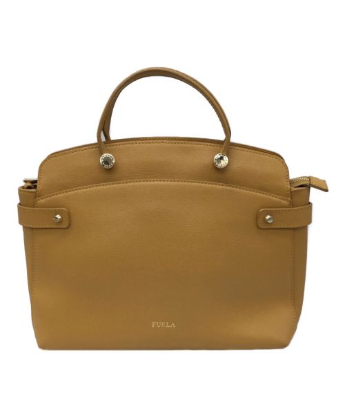 FURLA（フルラ）FURLA (フルラ) 2WAYショルダーバッグ オレンジの古着・服飾アイテム