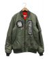 A BATHING APE（ア ベイシング エイプ）の古着「MA-1ジャケット」｜カーキ