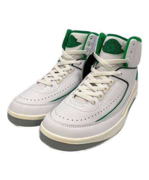 NIKE（ナイキ）NIKE (ナイキ) AIR JORDAN2 RETRO LUCKY GREEN（エアジョーダン 2 レトロ ラッキーグリーン） ホワイト×グリーン サイズ:26の古着・服飾アイテム