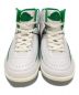 中古・古着 NIKE (ナイキ) AIR JORDAN2 RETRO LUCKY GREEN（エアジョーダン 2 レトロ ラッキーグリーン） ホワイト×グリーン サイズ:26：13000円