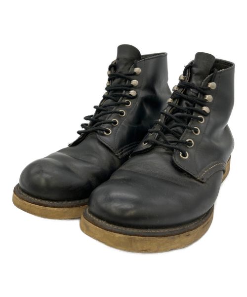 RED WING（レッドウィング）RED WING (レッドウィング) プレーントゥブーッ ブラック サイズ:9 1/2の古着・服飾アイテム