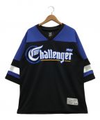 CHALLENGERチャレンジャー）の古着「85ホッケーTシャツ」｜ブラック×ブルー