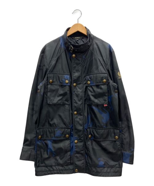 BELSTAFF（ベルスタッフ）BELSTAFF (ベルスタッフ) SOPHNET. (ソフネット) ロードマスタージャケット ブラック×ブルー サイズ:44の古着・服飾アイテム