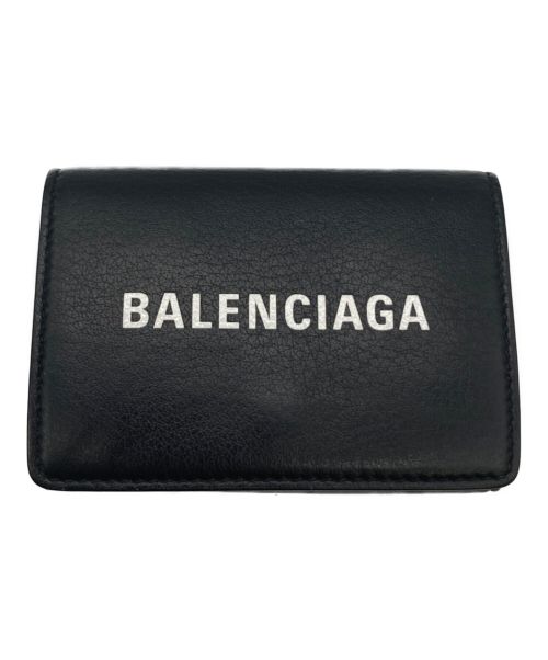 BALENCIAGA（バレンシアガ）BALENCIAGA (バレンシアガ) 3つ折り財布 ブラックの古着・服飾アイテム