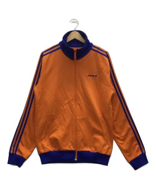 adidas（アディダス）adidas (アディダス) トラックジャケット オレンジ×ブルー サイズ:Mの古着・服飾アイテム