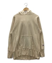 Champion REVERSE WEAVE（チャンピオンリバースウィーブ）の古着「パーカー」｜アイボリー