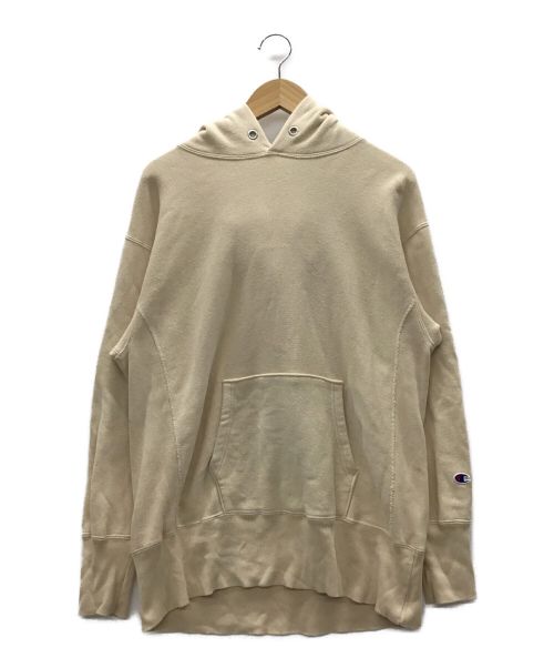 Champion REVERSE WEAVE（チャンピオンリバースウィーブ）Champion REVERSE WEAVE (チャンピオンリバースウィーブ) パーカー アイボリー サイズ:Mの古着・服飾アイテム