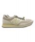 中古・古着 NEW BALANCE (ニューバランス) earth music & ecology (アース ミュージック＆エコロジー) スニーカー ライトベージュ サイズ:24 未使用品：4800円