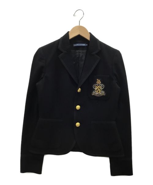 RALPH LAUREN（ラルフローレン）RALPH LAUREN (ラルフローレン) テーラードジャケット ブラック サイズ:7の古着・服飾アイテム