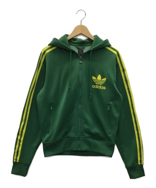 adidas（アディダス）adidas (アディダス) ジップパーカー グリーン サイズ:Lの古着・服飾アイテム