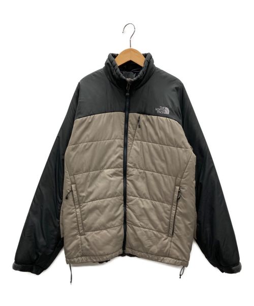 THE NORTH FACE（ザ ノース フェイス）THE NORTH FACE (ザ ノース フェイス) 中綿ジャケット ベージュ×グレー サイズ:Lの古着・服飾アイテム