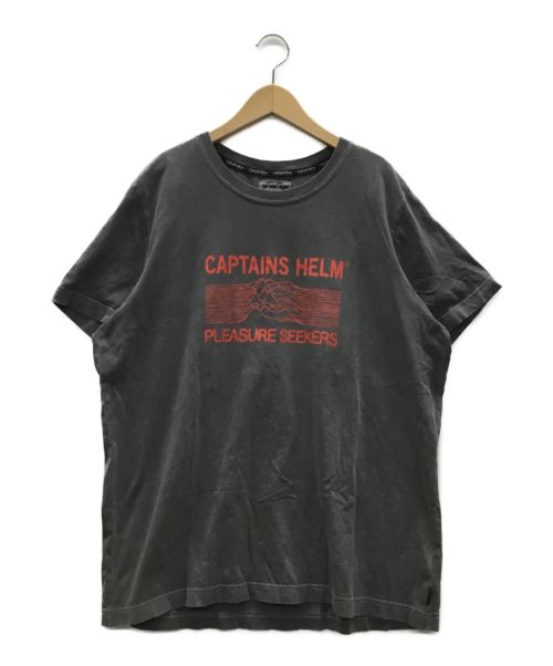 CAPTAINS HELM（キャプテンズヘルム）CAPTAINS HELM (キャプテンズヘルム) Tシャツ グレー サイズ:Lの古着・服飾アイテム