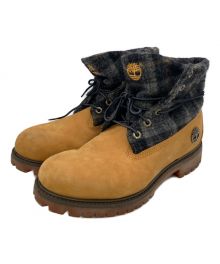 Timberland×WOOLRICH（ティンバーランド×ウールリッチ）の古着「ロールトップブーツ」｜キャメル×グレー