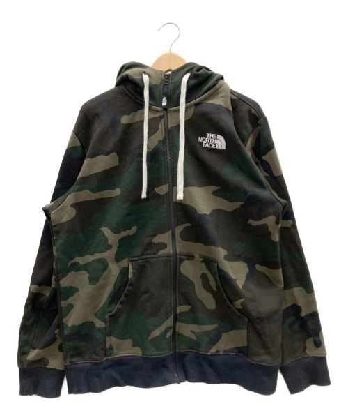 THE NORTH FACE（ザ ノース フェイス）THE NORTH FACE (ザ ノース フェイス) パーカー カーキ×ネイビー サイズ:Lの古着・服飾アイテム