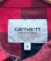 CarHartt (カーハート) ハーフジップシャツ レッド×ブラック サイズ:M：7800円