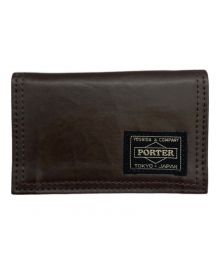 PORTER（ポーター）の古着「名刺入れ」｜ブラウン