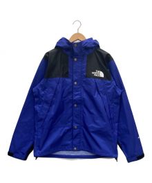 THE NORTH FACE（ザ ノース フェイス）の古着「マウンテンレインテックスジャケット」｜ブルー×ブラック