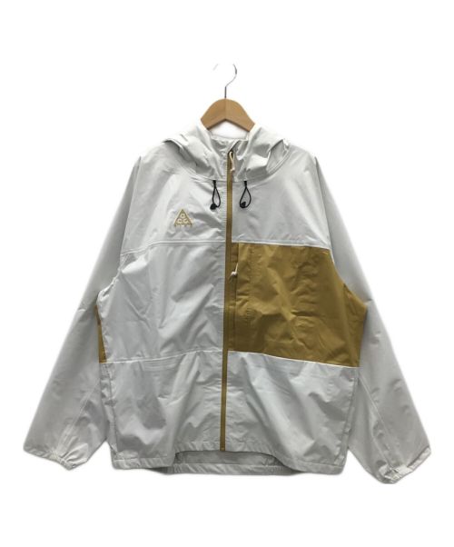 NIKE（ナイキ）NIKE (ナイキ) NIKE ACG 2.5L PCK JACKET ホワイト×ベージュ サイズ:Lの古着・服飾アイテム