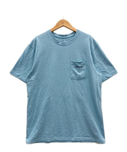 Patagonia（パタゴニア）Patagonia (パタゴニア) Tシャツ ブルー サイズ:Mの古着・服飾アイテム