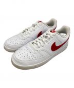 NIKEナイキ）の古着「COURT VISION LO SL」｜ホワイト×レッド