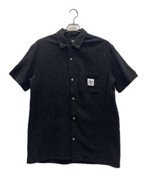 stussy（ステューシー）stussy (ステューシー) 半袖シャツ ブラック サイズ:Sの古着・服飾アイテム