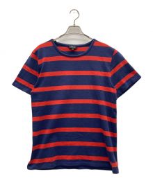 A.P.C.（アーペーセー）の古着「ボーダーTシャツ」｜ネイビー×オレンジ