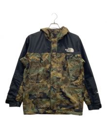 THE NORTH FACE（ザ ノース フェイス）の古着「ノベルティマウンテンライトジャケット」｜カーキ×ブラック