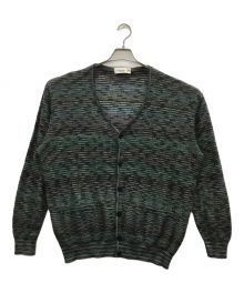 MISSONI SPORT（ミッソーニスポーツ）の古着「ニットカーディガン」｜グリーン