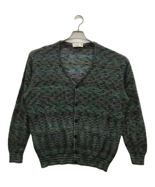 MISSONI SPORT（ミッソーニスポーツ）MISSONI SPORT (ミッソーニスポーツ) ニットカーディガン グリーン サイズ:52の古着・服飾アイテム