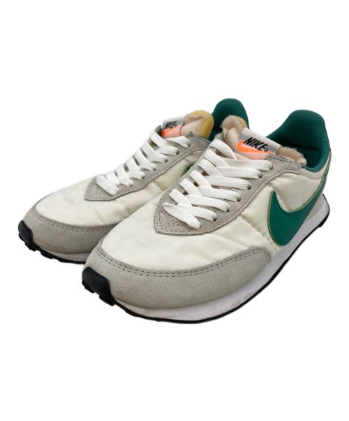 NIKE（ナイキ）NIKE (ナイキ) WMNS WAFFLE TRAINER 2 アイボリー×グリーン サイズ:24.5の古着・服飾アイテム