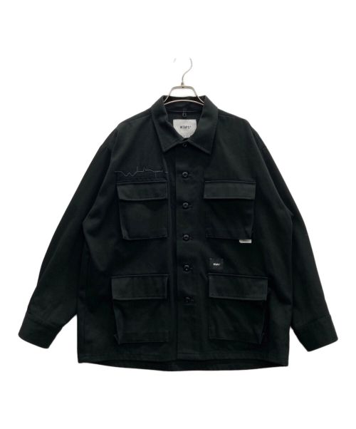 WTAPS（ダブルタップス）WTAPS (ダブルタップス) ミリタリージャケット ブラック サイズ:01の古着・服飾アイテム