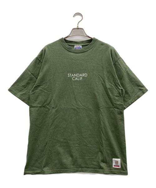 STANDARD CALIFORNIA（スタンダードカリフォルニア）STANDARD CALIFORNIA (スタンダードカリフォルニア) Tシャツ グリーン サイズ:Lの古着・服飾アイテム