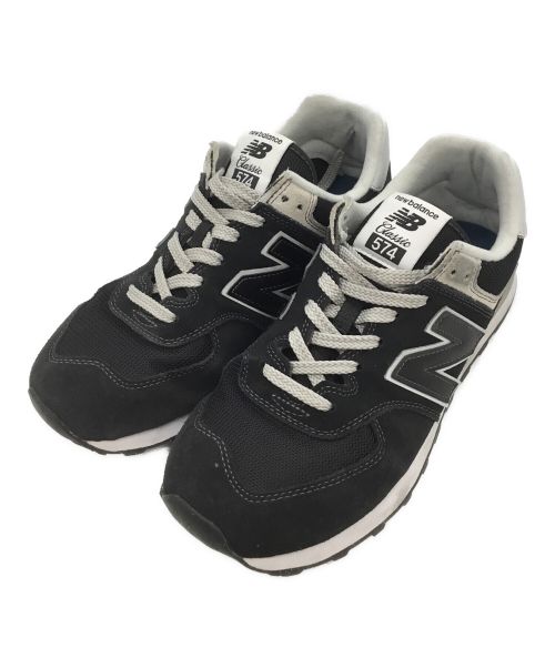 NEW BALANCE（ニューバランス）NEW BALANCE (ニューバランス) ML574 EVB ブラック サイズ:27.5の古着・服飾アイテム