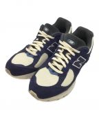 NEW BALANCEニューバランス）の古着「2002R」｜ネイビー×ベージュ