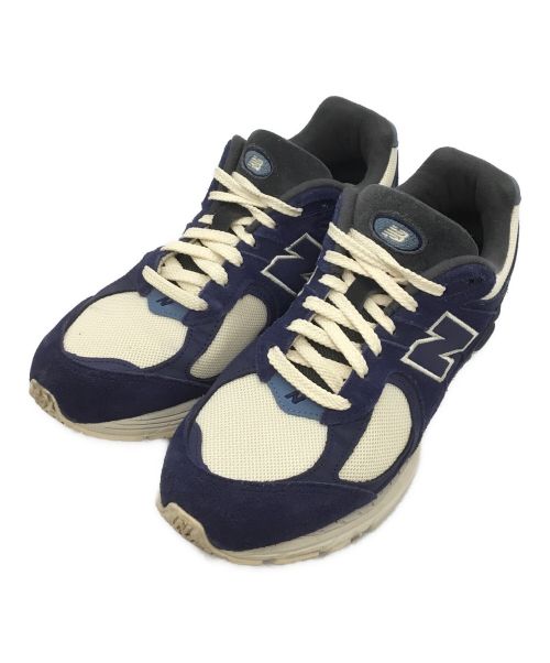 NEW BALANCE（ニューバランス）NEW BALANCE (ニューバランス) 2002R ネイビー×ベージュ サイズ:27の古着・服飾アイテム