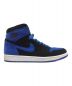 中古・古着 NIKE AIR JORDAN 1 RETRO HIGH OG BLACK/ROYAL BLUE-WHITE (エア ジョーダン 1 レトロ ハイ オリジナル 