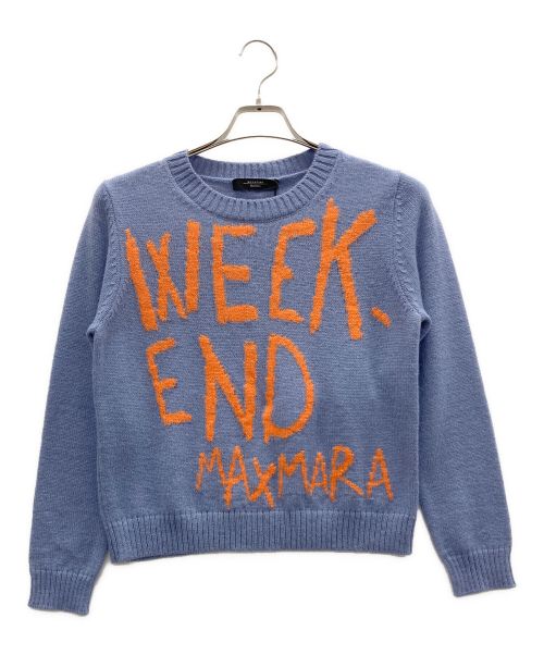 WEEKEND Max Mara（ウィークエンド マックスマーラ）WEEKEND Max Mara (ウィークエンド マックスマーラ) ニット ブルー サイズ:S 未使用品の古着・服飾アイテム