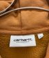 CarHartt (カーハート) 裏起毛パーカー ブラウン サイズ:XL：5000円