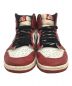 NIKE (ナイキ) Air Jordan 1 Retro High OG (エアジョーダン 1 レトロ ハイ オリジナル) ホワイト×レッド サイズ:26：15000円