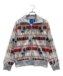 adidas（アディダス）の古着「ジップスウェット」｜グレー