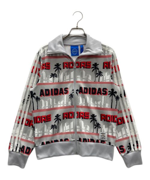 adidas（アディダス）adidas (アディダス) ジップスウェット グレー サイズ:Sの古着・服飾アイテム