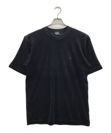 POLO RALPH LAUREN（ポロ・ラルフローレン）の古着「パイル地Tシャツ」｜ネイビー