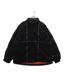 TIGHTBOOTH PRODUCTION×BlackEyePatch（タイトブースプロダクション×ブラックアイパッチ）の古着「TBEP DOWN JKT」｜ブラック×オレンジ